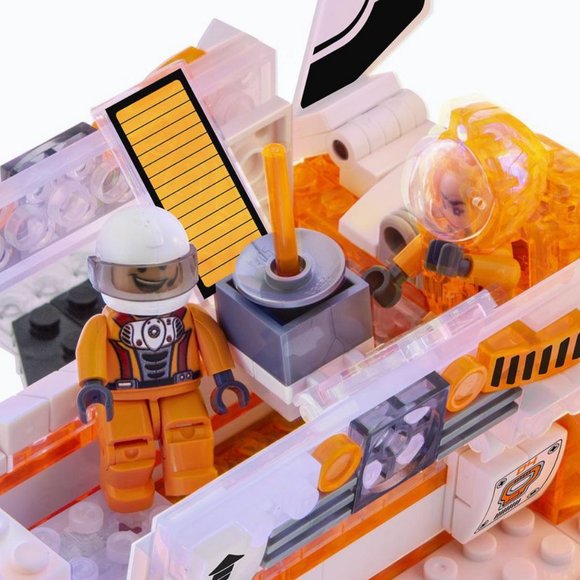 Laser Pegs Mars Silverhawk Building Playset Kids 7+ New! - Picture 4 of 11